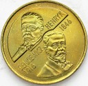 2 zł, złote 1996 Henryk Sienkiewicz, stan 1-/1