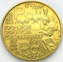 2 zł, złote 1998 Polon i Rad, Skłodowska stan 1-/1