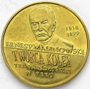 2 zł, złote 1999 Ernest Malinowski Peru stan 1-
