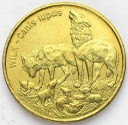 2 zł, złote 1999 Wilk, Wilki, stan 1-/1
