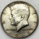1/2 Dolara Half Dollar SREBRO 1964 Kennedy