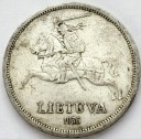 5 litai 1936, Litwa
