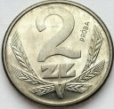 PRÓBA NIKIEL 2 zł złote 1986, stan 1. PIĘKNA