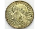 10 zł złotych Głowa kobiety 1932, znak ZN, stan 3+