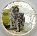 10 dolarów dollars 2012, Biały Tygrys, SREBRO 999