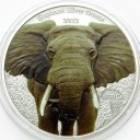 10000 Franków Francs 2012 Słoń, SREBRO 999 uncja