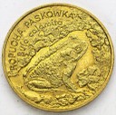 2 zł, złote 1998 Ropucha paskówka stan 1