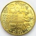 2 zł, złote 1998 Polon i Rad, Skłodowska stan 1-/1