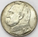 10 zł złotych Józef Piłsudski 1937. Stan 2-/3