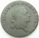 Trojak 1792 WM z miedzi krajowej, RZADKA, stan 3
