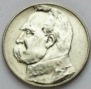 5 zł złotych Józef Piłsudski 1936. Stan 1-