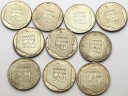 LOT 10 x 200 zł 1974 XXX LAT PRL INWESTYCJA SREBRO