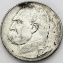 5 zł złotych Józef Piłsudski 1936. Stan 2