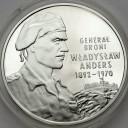 10 zł złotych 2002 Władysław Anders, stan L