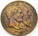 Medal 50 lat Belgii 1830-1880 Jak 5 Franków RZADKI
