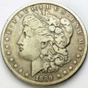 Morgan Dollar dolar 1889 O, USA, stan 3