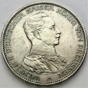 3 Marki Drei Mark 1914 A, Prusy, stan 2- RZADKA