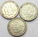 LOT 3x 200 zł 1975 ZWYCIĘSTWO NAD FASZYZMEM SREBRO