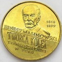 2 zł, złote 1999 Ernest Malinowski Peru stan 1-
