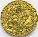 2 zł, złote 1998 Ropucha paskówka stan 2
