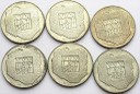 LOT 6 x 200 zł 1974 XXX LAT PRL INWESTYCJA SREBRO