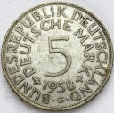 5 Marek Funf Mark 1958 G, stan 3+