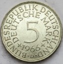 5 Marek Funf Mark 1966 D, stan 1-/2, numer 5