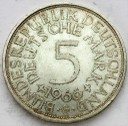5 Marek Funf Mark 1966 G, stan 2, numer 1