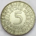 5 Marek Funf Mark 1969 J, stan 1-/2, numer 2