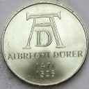 5 Marek Funf Mark 1971 D, stan 1-, Albrecht Durer