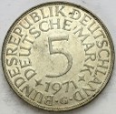 5 Marek Funf Mark 1971 G, stan 2, numer 2