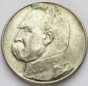 10 zł złotych Józef Piłsudski 1937. Stan 2-