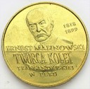 2 zł, złote 1999 Ernest Malinowski Peru stan 1-