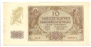 10 zł Dziesięć Złotych 1940 Ser. J, stan 2-