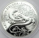 20 zł złotych 2009 Jaszczurka Zielona, stan L