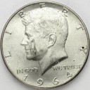 1/2 Dolara Half Dollar SREBRO 1964 D Kennedy nr 2