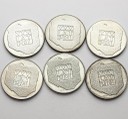 LOT 6 x 200 zł 1974 XXX LAT PRL INWESTYCJA SREBRO