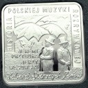 10 zł złotych 2011 Przybora Wasowski kwadr. stan L