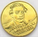 2 zł, złote 1999 Juliusz Słowacki. Stan 1-