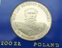 200 zł złotych 1983 Jan III Sobieski, stan L-