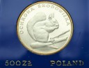 500 zł 1985 Wiewiórka Ochrona Środowiska, stan L