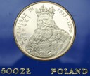 500 zł złotych 1987 Kazimierz III Wielki stan L-/L