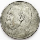5 zł złotych Józef Piłsudski 1936, stan 3
