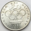 200 zł złotych 1976 XXI Olimpiada, stan 1-