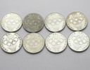 LOT 8 x 200 zł 1976 OLIMPIADA INWESTYCJA SREBRO