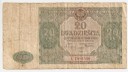 20 zł, Dwadzieścia Złotych 1946, seria E, stan 5