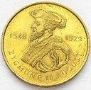 2 zł, złote 1996 Zygmunt II August stan 2