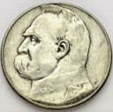 5 zł złotych Józef Piłsudski 1936. Stan 3