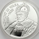 10 zł złotych 1998 Zygmunt II Waza POPIERSIE st. L