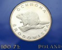 100 zł złotych 1978 Bóbr Ochrona Środowiska, st.L